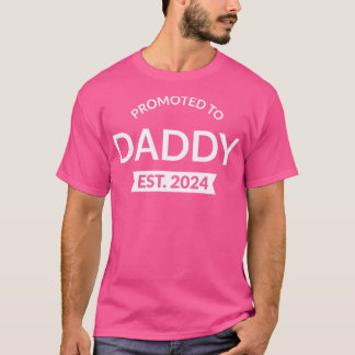 Promoted To Daddy Est 2024 II T-Shirt