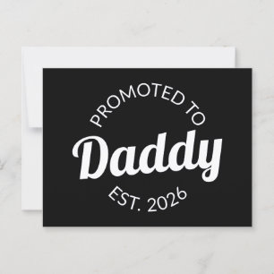 Promoted To Daddy Est. 2026 I Postcard