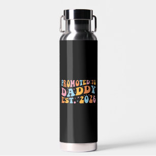 Promoted To Daddy Est. 2026 III Water Bottle