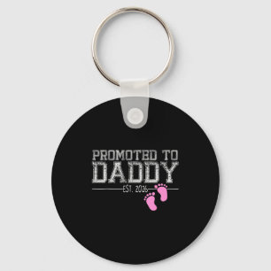 Promoted To Daddy Est. 2026 Shirt New Daddy New Da Key Ring