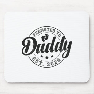 Promoted To Daddy Est 2026 Soon To Be Dad New Fath Mouse Pad