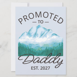 Promoted To Daddy Est 2027 New Dad Announcement VI