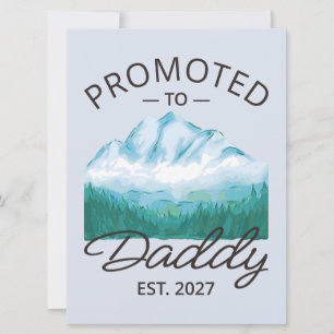 Promoted To Daddy Est 2027 New Dad Announcement VI