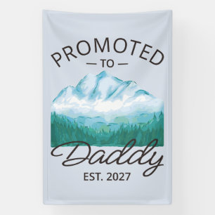Promoted To Daddy Est 2027 New Dad Announcement VI Banner