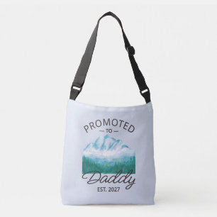 Promoted To Daddy Est 2027 New Dad Announcement VI Crossbody Bag