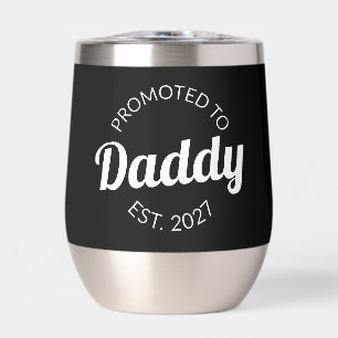 Promoted To Daddy Est 2027 New Dad Baby Shower I