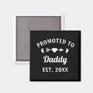 Promoted To Daddy Fatherhood Father's Day Magnet