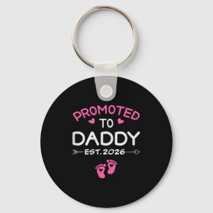 Promoted To Daddy It's A Girl Est 2026 New Dad Fir Key Ring