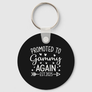 Promoted To Gammy Again 2025 Matching Family Key Ring