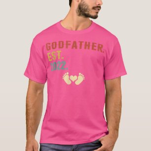 Promoted To Godfather Est 2022 Gift For New Godfat T-Shirt