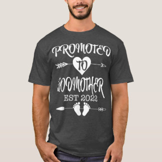 Promoted To Godmother EST 2022 Pregnancy Reveal  T-Shirt