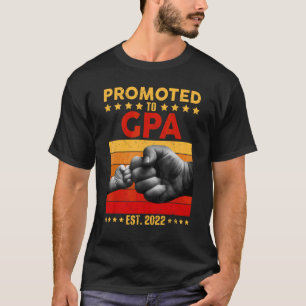 Promoted To Gpa Grandpa 2022 First Fathers Day T-Shirt