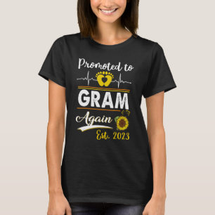 Promoted To Gram Again 2023 Sunflower New Gram T-Shirt