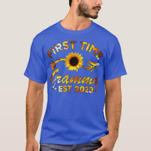 Promoted To Gramma Est 2023 First Time Grandma Sun T-Shirt