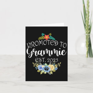 Promoted To Grammie 2025 Mothers Day First Time Mo Card