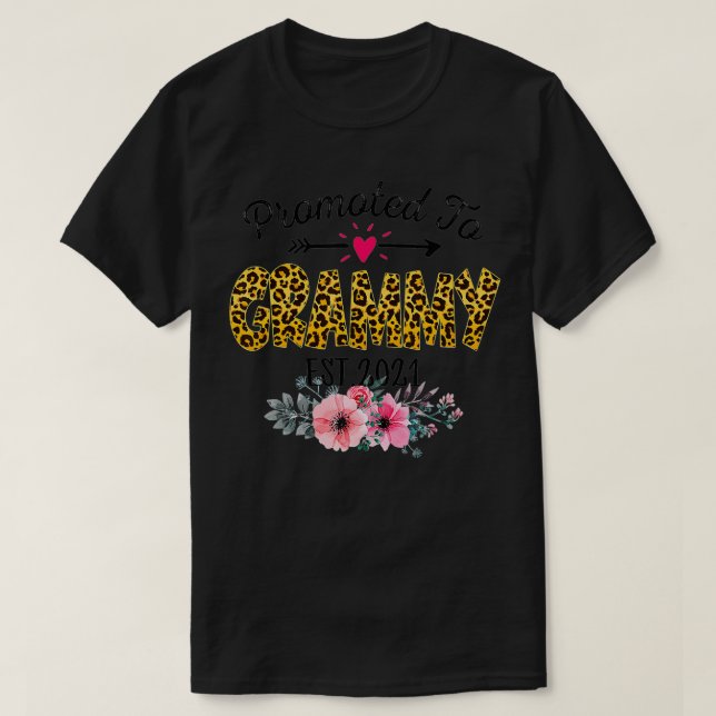 Promoted To Grammy Est T-Shirt (Design Front)