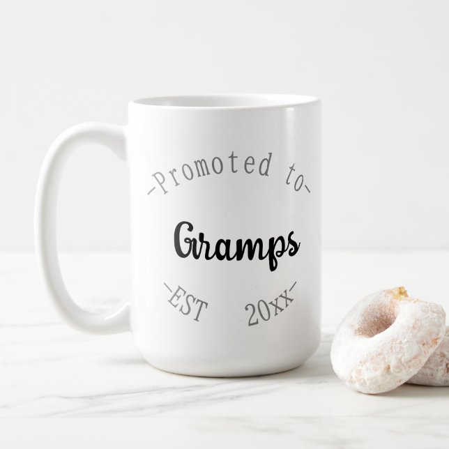 Promoted to Gramps Coffee Mug (With Donut)