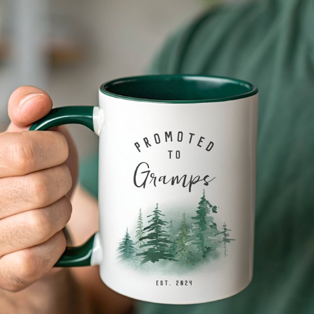 Promoted To Gramps Year Est. Mug (Creator Uploaded)