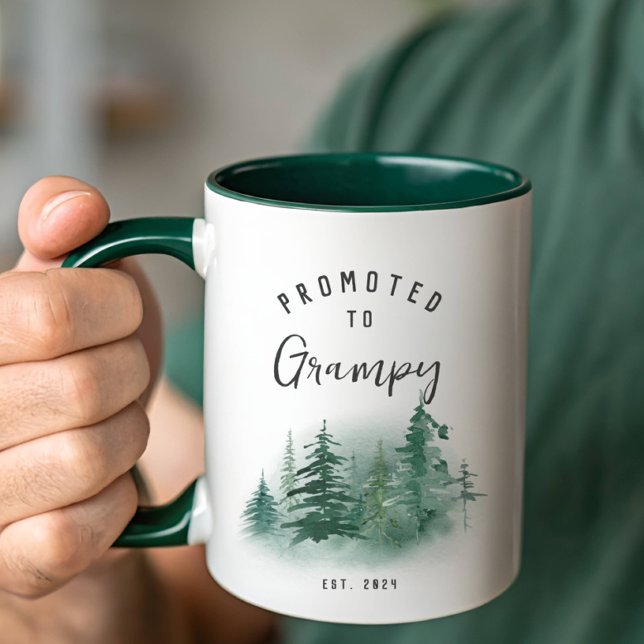 Promoted To Grampy Year Est. Mug (Creator Uploaded)