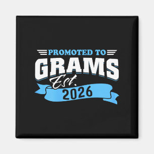 Promoted to grams est 2026 new grandma to be 26  magnet