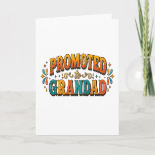 Promoted to Grandad Announcement