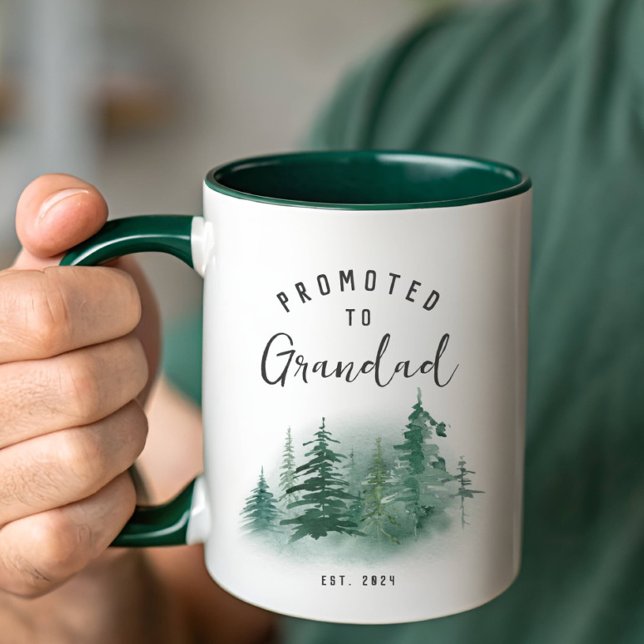 Promoted To Grandad Year Est. Mug (Creator Uploaded)