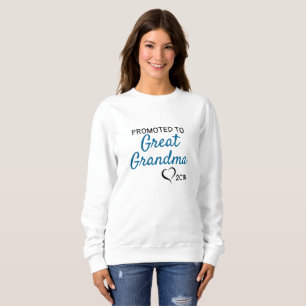 Promoted to Grandma 2018 Sweatshirt