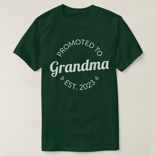 Promoted To Grandma 2023 Future Soon To Be New Gra T-Shirt (Design Front)