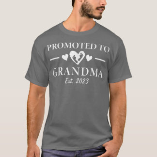 Promoted To Grandma 2023 Grandma Pregnancy Announc T-Shirt