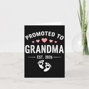 Promoted To Grandma 2026 Card