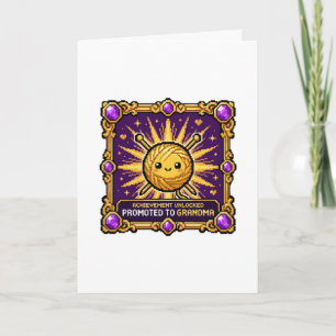 Promoted to Grandma Achievement Card
