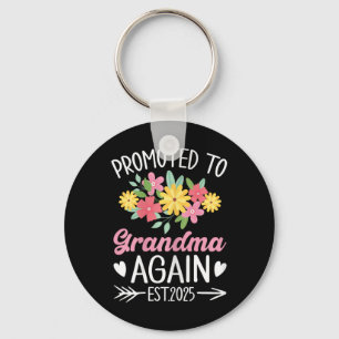 Promoted To Grandma Again 2025 Mothers Day Grandma Key Ring