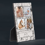 Promoted to Grandma Blush Botanical Photo Collage Plaque<br><div class="desc">Celebrate a first mother's day for a grandmother with this beautiful blush pink and black botanical photo collage photo plaque design, featuring 4 of your favourite square photos, and hand lettered text. The text can all be edited, so if she's Nana, or Gigi, or Abuela, you can change the text...</div>