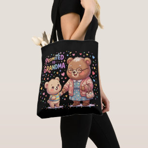 Promoted to Grandma Cute Bears Tote Bag