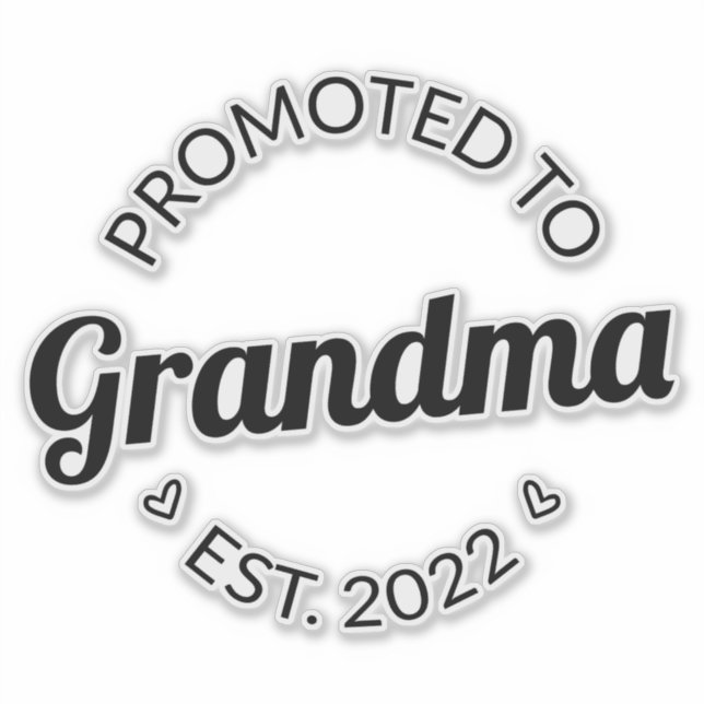 Promoted To Grandma Est. 2022 I (Front)