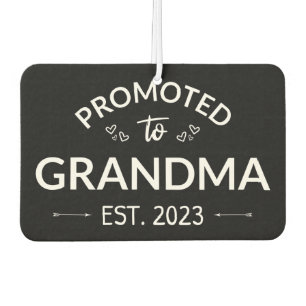 Promoted To Grandma Est. 2023 II Car Air Freshener