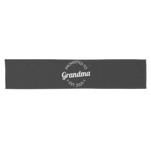 Promoted To Grandma Est. 2025 I Short Table Runner