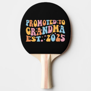 Promoted To Grandma Est. 2025 III Ping Pong Paddle