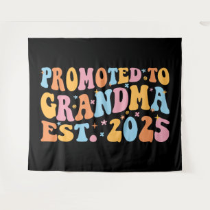 Promoted To Grandma Est. 2025 III Tapestry