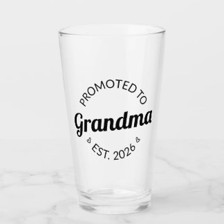 Promoted To Grandma Est. 2026 I Glass