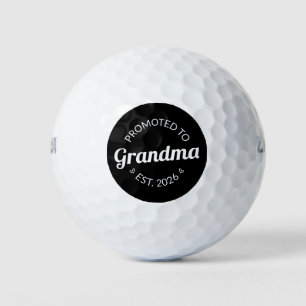 Promoted To Grandma Est. 2026 I Golf Balls