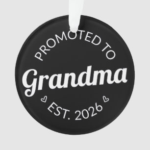 Promoted To Grandma Est. 2026 I Ornament