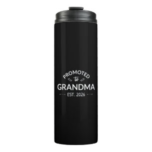 Promoted To Grandma Est. 2026 II Thermal Tumbler
