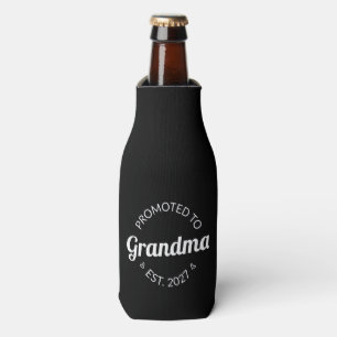 Promoted To Grandma Est 2027 New Nana I Bottle Cooler