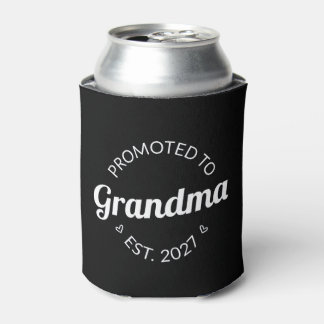 Promoted To Grandma Est 2027 New Nana I Can Cooler
