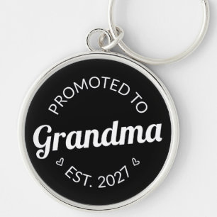 Promoted To Grandma Est 2027 New Nana I Key Ring