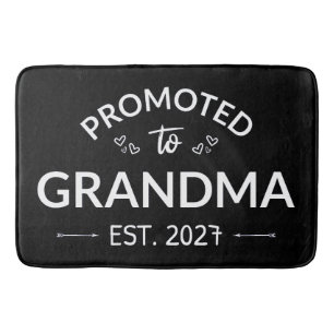 Promoted To Grandma Est 2027 New Nana II Bath Mat