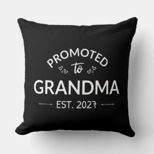 Promoted To Grandma Est 2027 New Nana II Cushion