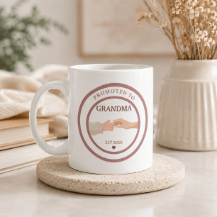 Promoted to Grandma Est. 20XX Coffee Mug