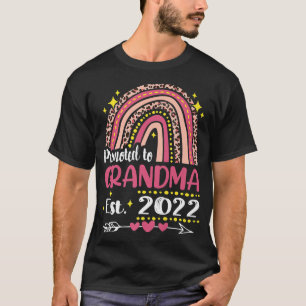 Promoted To Grandma Est  T-Shirt